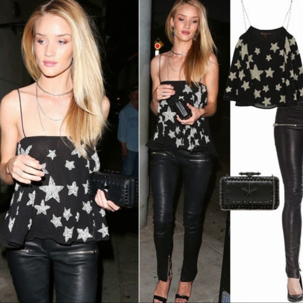 Kate Moss for Topshop Beaded Star Top
